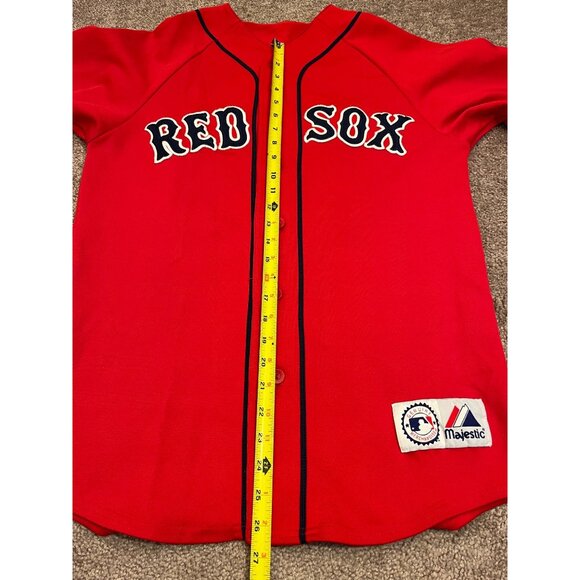 Curt Schilling Red Sox #38 Red Majestic Jersey Mens Size L Genuine MLB - Picture 4 of 7